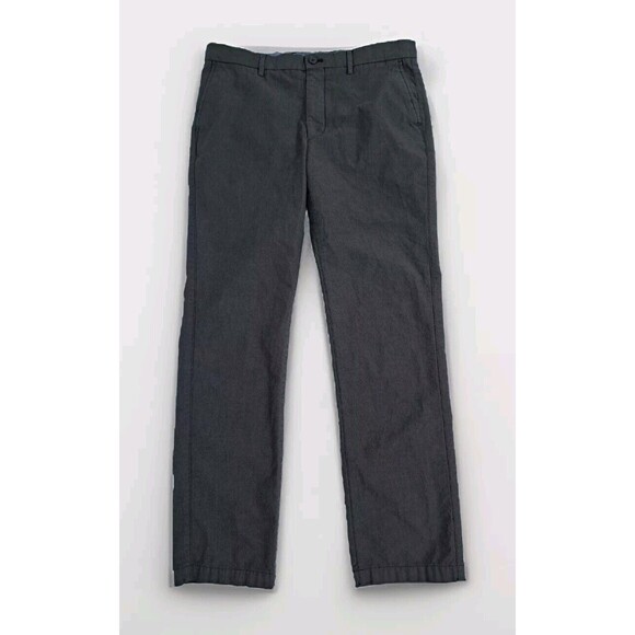Banana Republic Other - Banana Republic Men's 33x32 Pants Gray Herringbone Aiden Fit Dress Formal